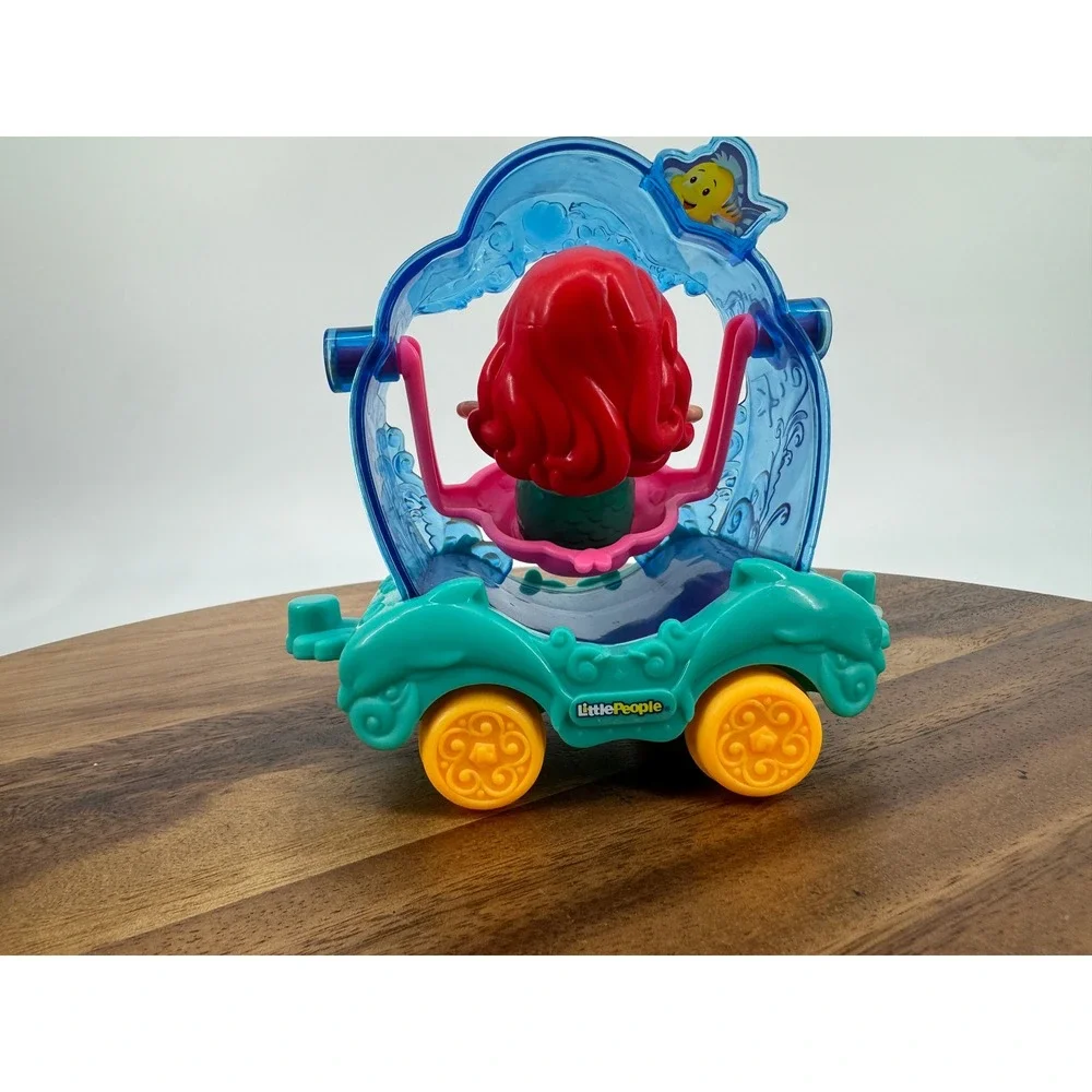 Fisher-Price Little People Disney Princess Ariel Parade Float Toy Teal Blue